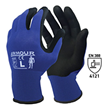 Nitrile Sandy Work Gloves Blue/Black,  Extra Extra Large (2XL), One Pair Pack, 13 Gauge